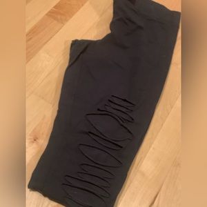 Express ripped leggings